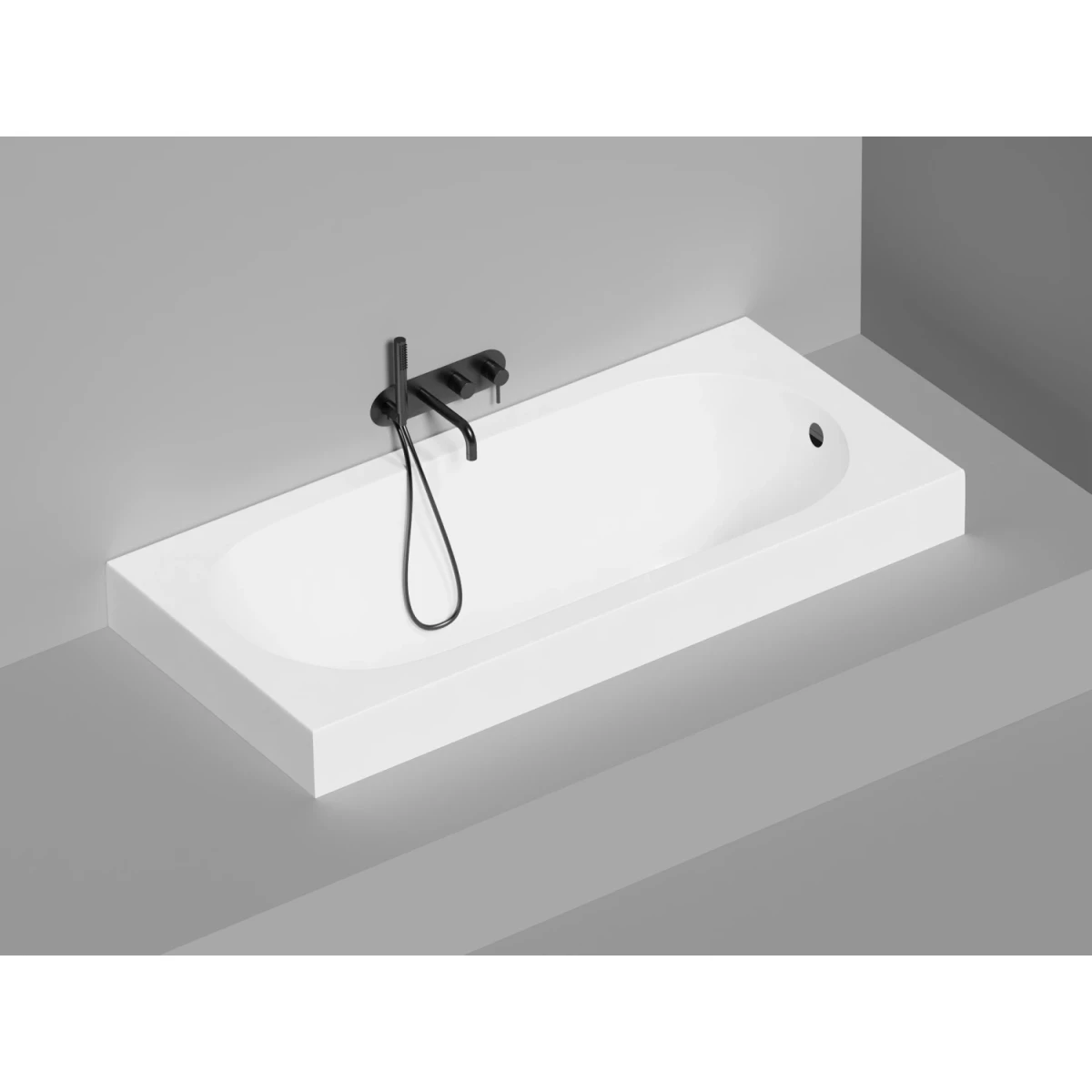 Ванна из искусственного камня Salini S-Stone Ornella 102324M 170x80 см, белый матовый