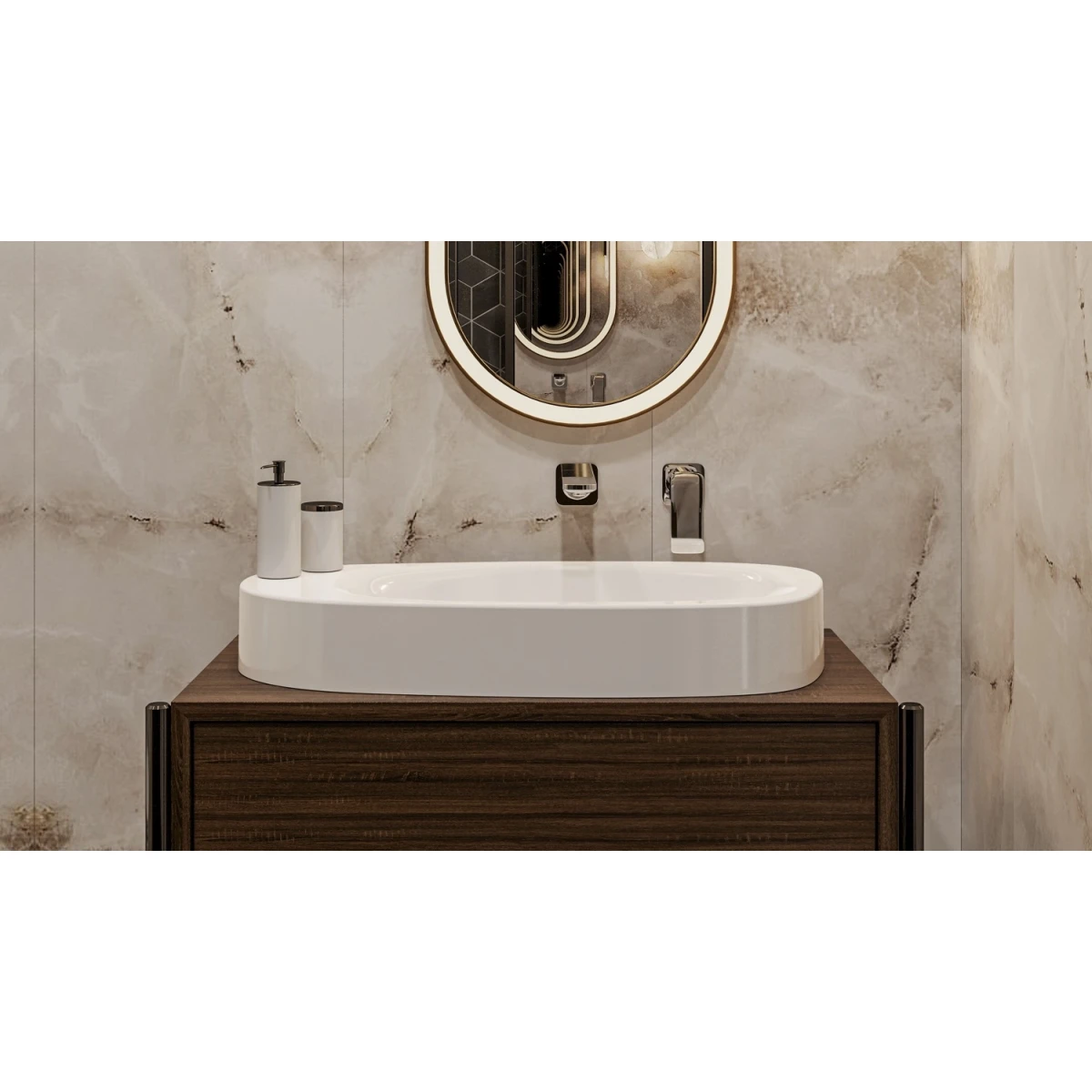 Раковина WhiteCross Moonstone F 0732.070035.100 70x35 см
