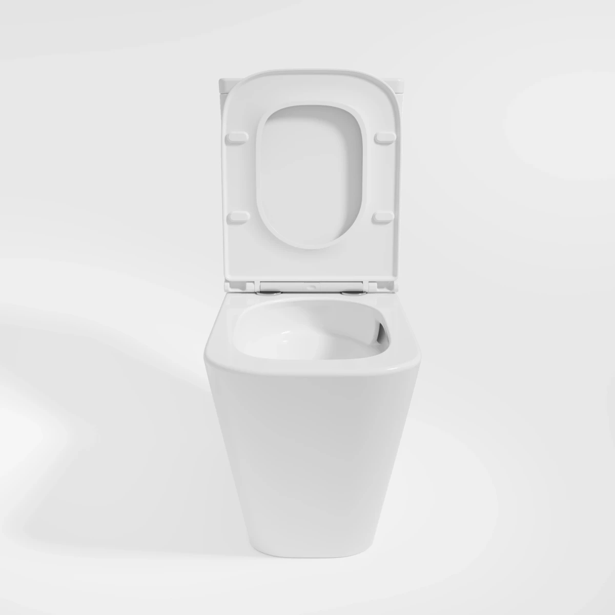 Унитаз-компакт Vincea Q-Line VT2-12T безободковый, торнадо, с сиденьем микролифт, белый