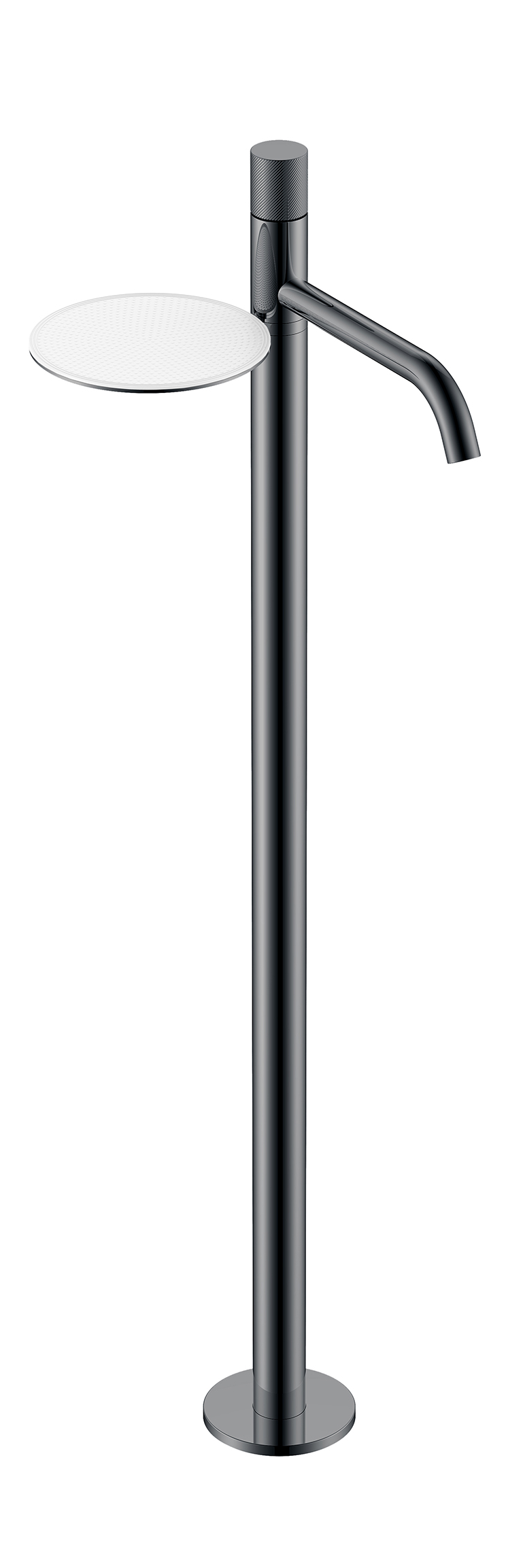 Смеситель напольный Boheme Stick 120-SGM.4, графит