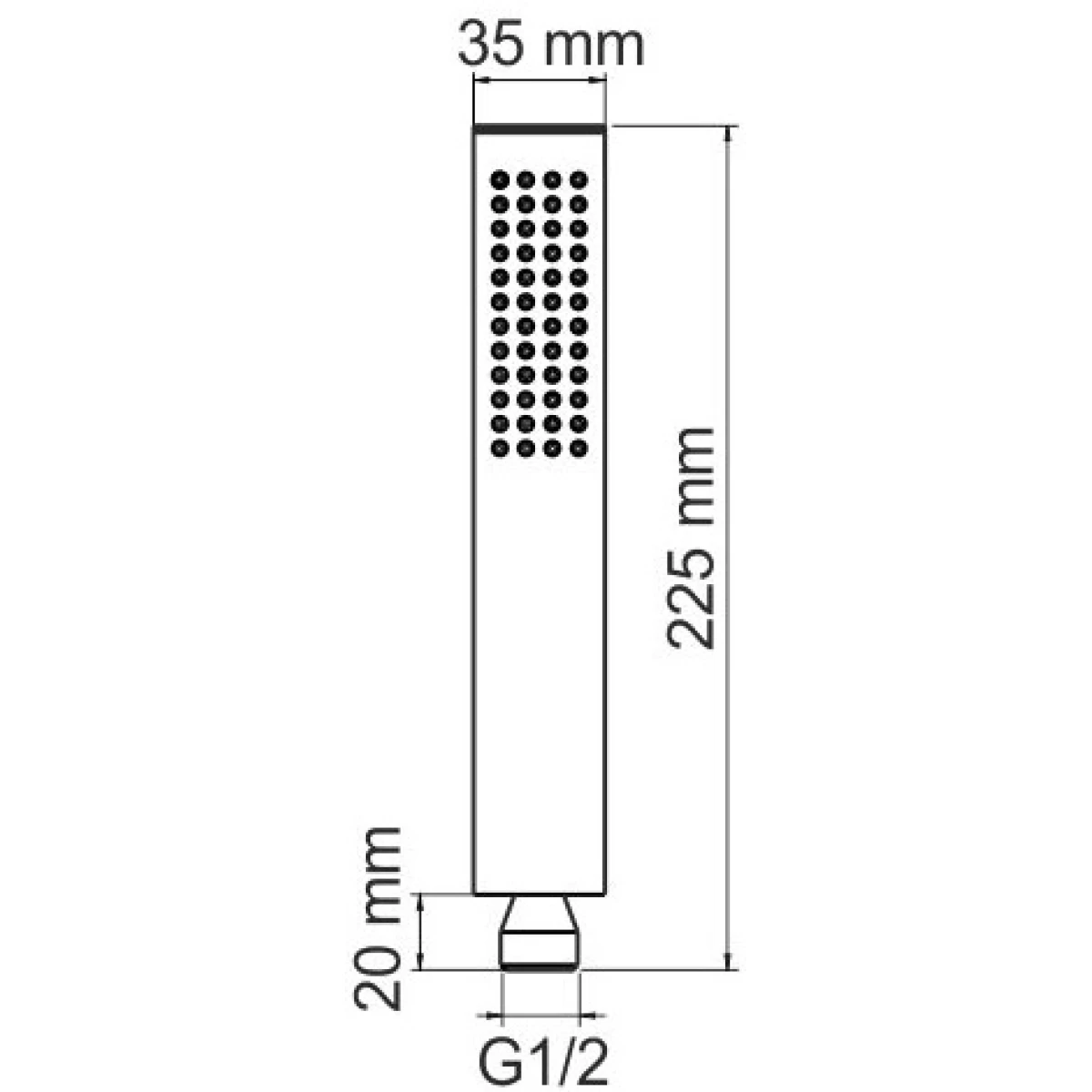 Душевая лейка WasserKRAFT A103