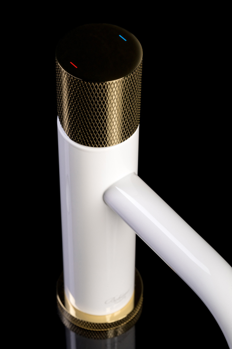 Смеситель для раковины Boheme Stick 121-GCR.2, золото