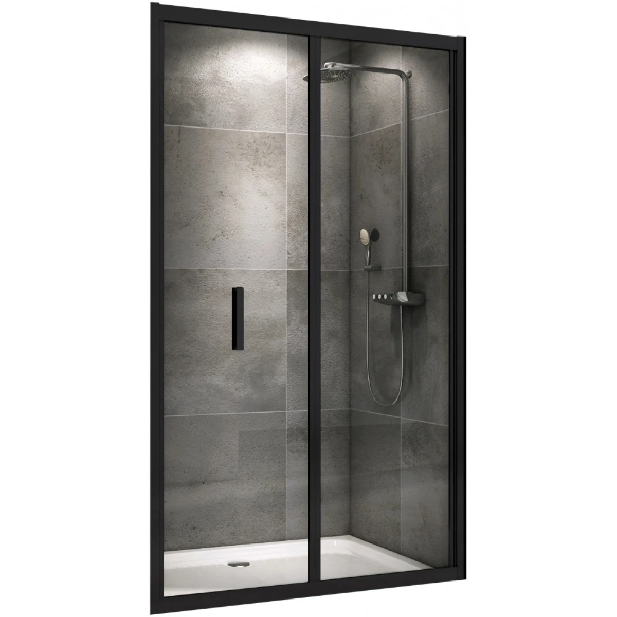 Душевая дверь Abber Sonnenstrand AG07090B прозрачное 90 см