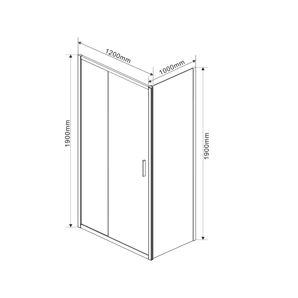 Душевой уголок Vincea Garda VSR-1G1012CL прозрачное 120x100 см