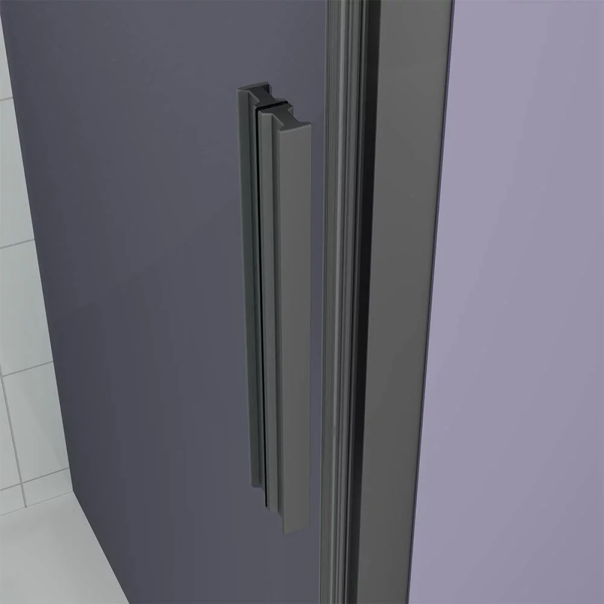 Душевой уголок Veconi Ottimo OP30B-SP-90100-01-C9 90x100 см, профиль черный матовый, стекло прозрачное