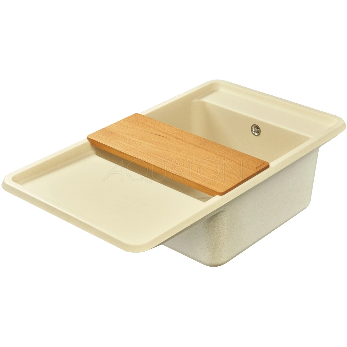 Кухонная мойка Aquaton Беллис 1A724832BS290, шампань