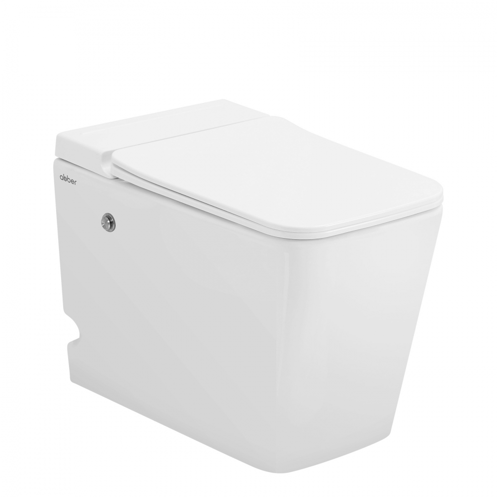 Унитаз Abber Rechteck AC1213P белый