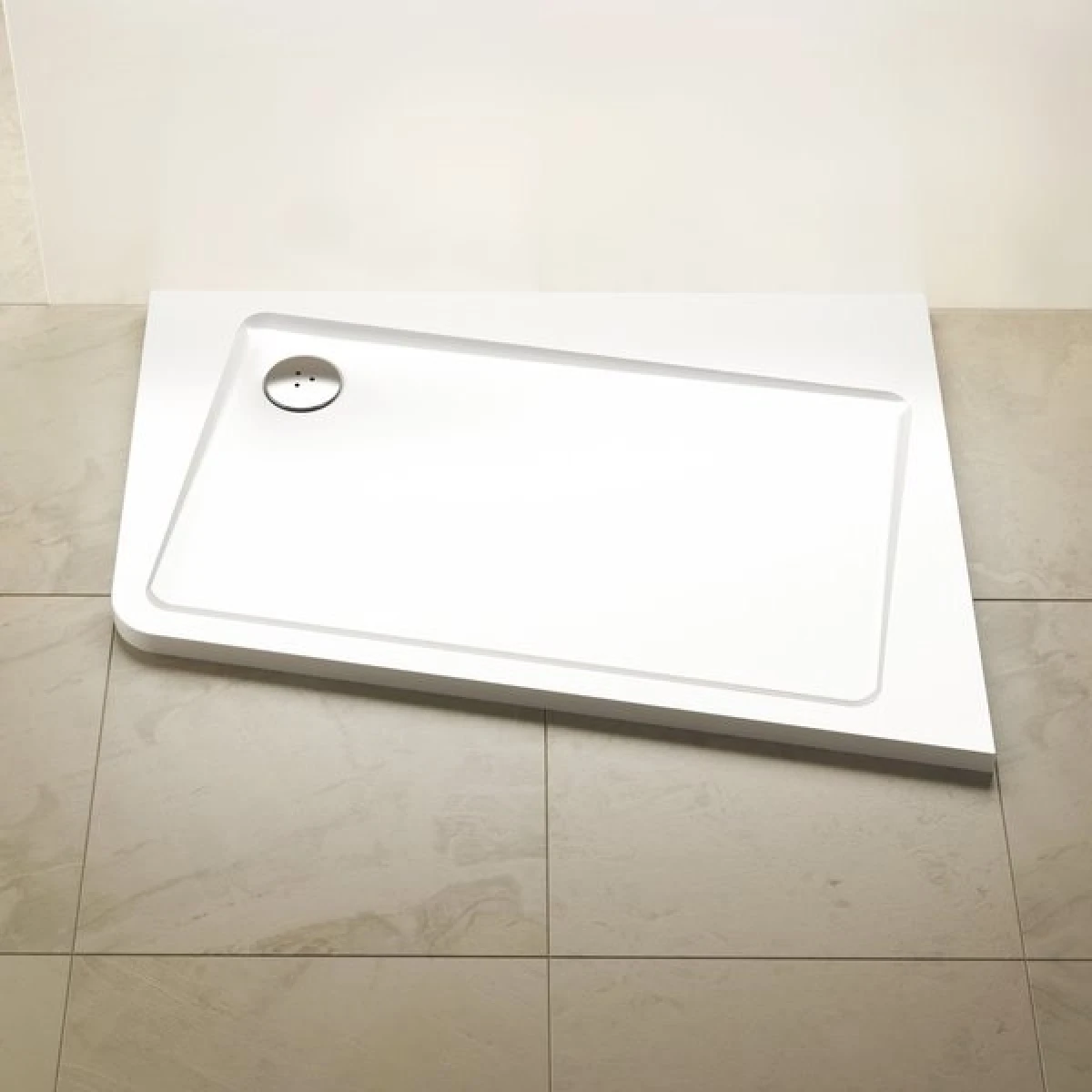 Душевой поддон из литьевого мрамора Ravak Asymetric Pro 10° R XA25G70101P 120x90 см
