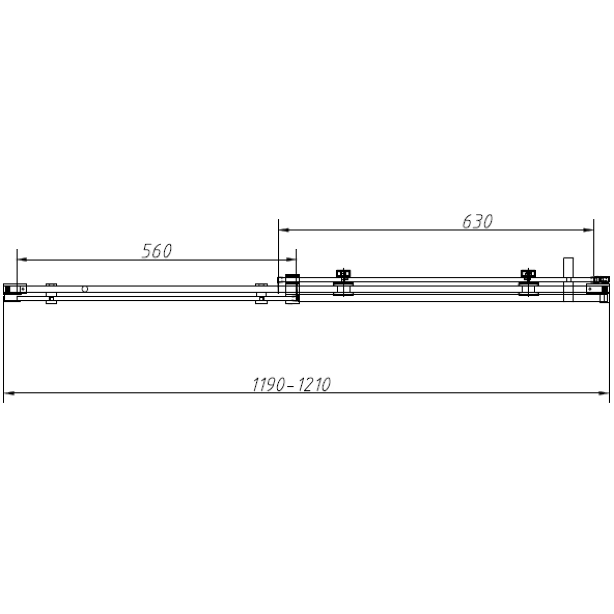 Душевой уголок Vincea Como-N VSR-4CN1012CLB 120x100 см, профиль черный матовый, стекло прозрачное