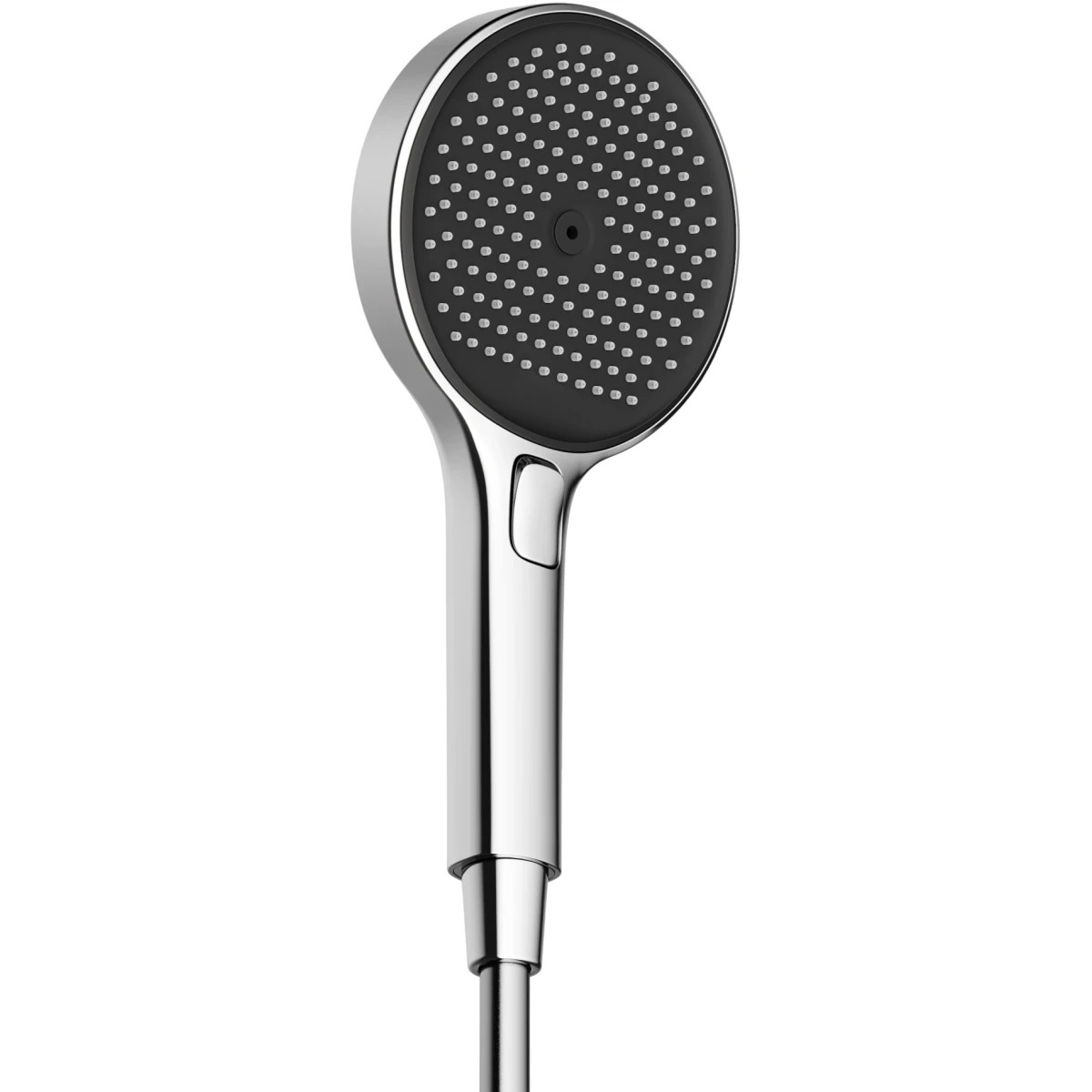 Душевая лейка Sancos Nok SC6001CH-B круг, 130 мм, 3 режима, хром/черный