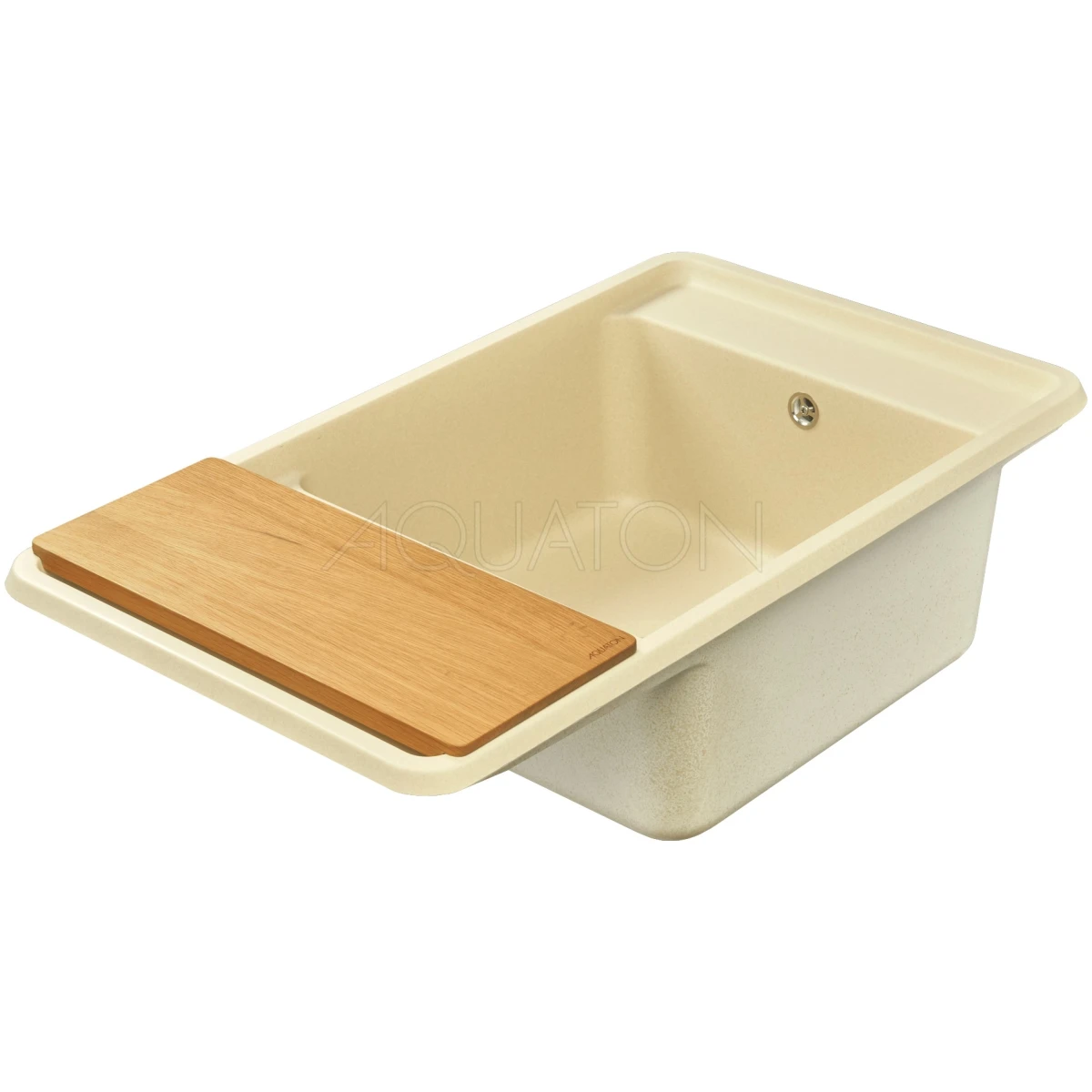 Кухонная мойка Aquaton Беллис 1A724832BS290, шампань