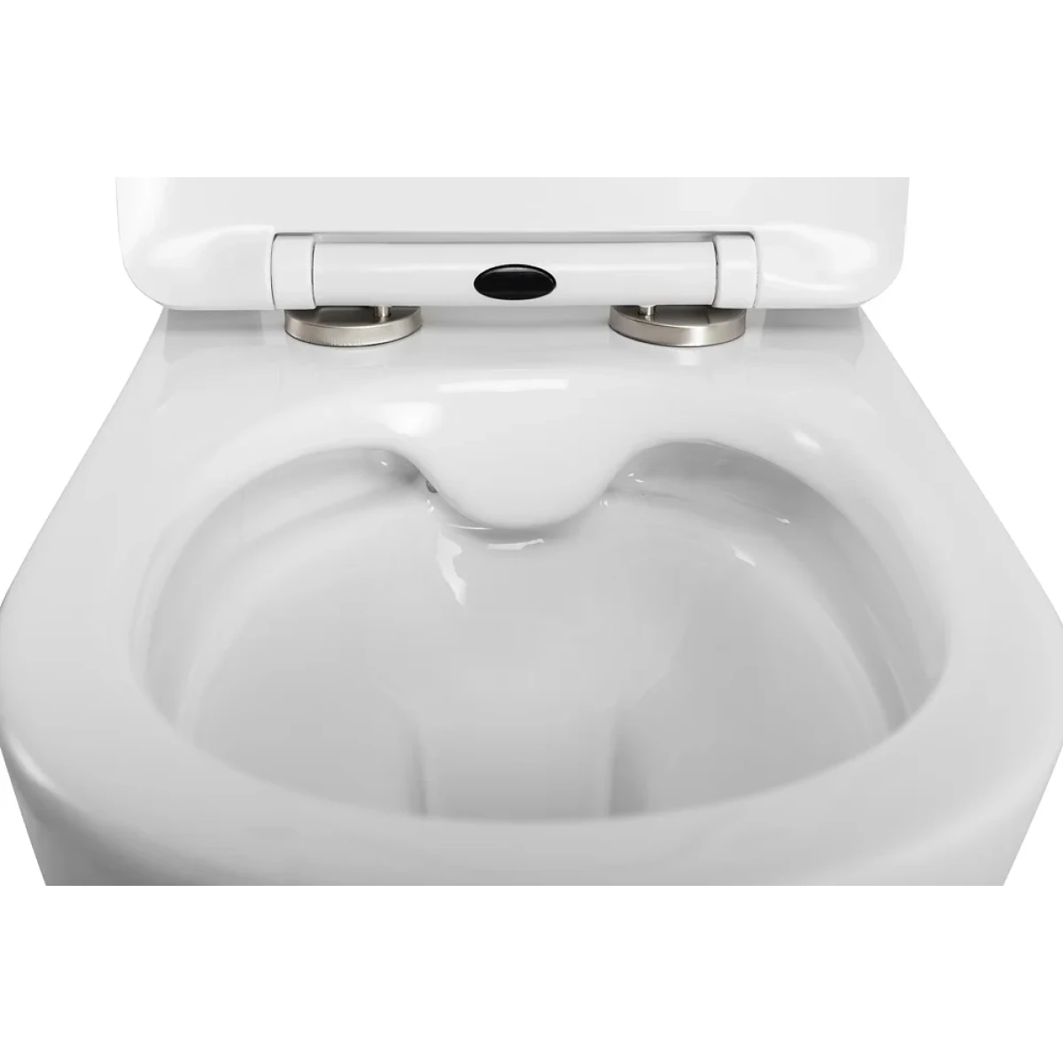 Унитаз подвесной BelBagno Due 2.1 BB7006CHR/SC безободковый, с сиденьем микролифт, белый