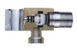 Шланговое подключение с держателем Ganzer 5172-E, золото