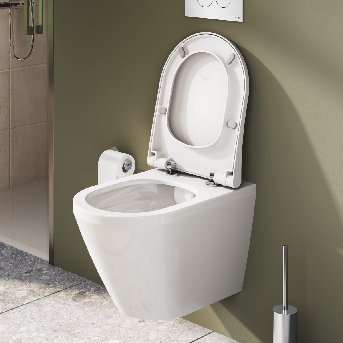 Сиденье для унитаза Vitra Universal 231-003R009 круглое, с микролифтом, быстросъемное, белый