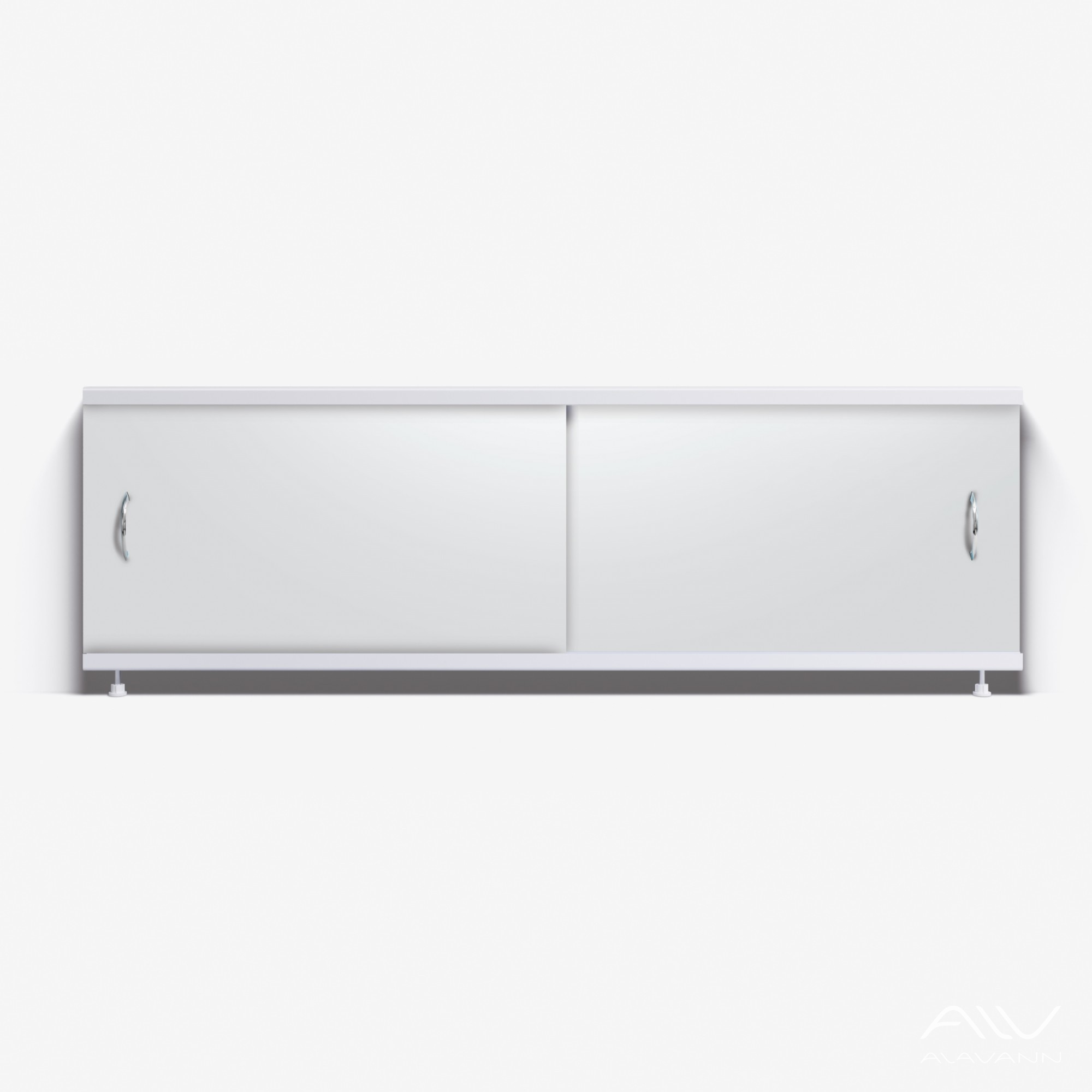 Экран под ванну Alavann Classic ALV1016001 170 см, раздвижной, белый