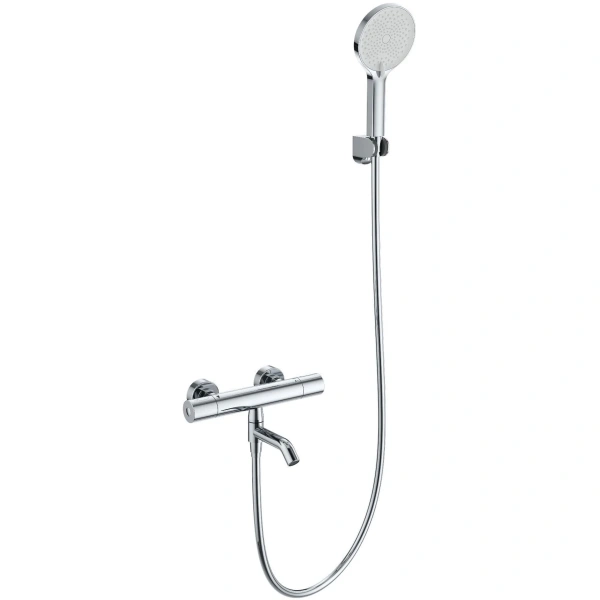 Термостат для ванны Wonzon & Woghand Inn 1 WW-B3013-A1-CR с душевым гарнитуром, хром