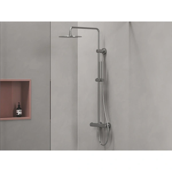 Душевая система Ravak Spring SG 091.00CR X070539 250 мм, с термостатом, хром