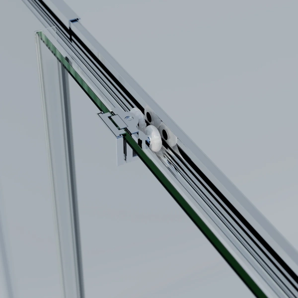 Душевая дверь Vincea Rapid-N VDS-3RN12/13CL 118-131 см, профиль хром, стекло прозрачное