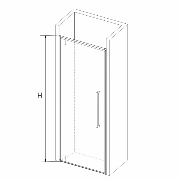 Душевая дверь RGW SV-02 B Stilvoll 06320210-14 прозрачное 100 см