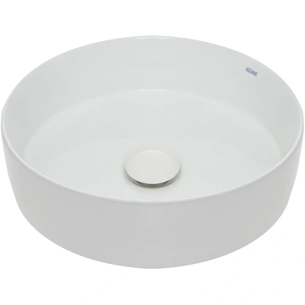 Раковина-чаша Aquame AQM5012 35,5x35,5 см, накладная, белый глянец