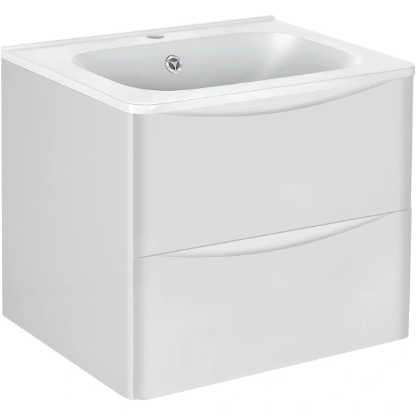 Тумба Vincea Paola VMC-2P600GW 58,9 см, белый глянец