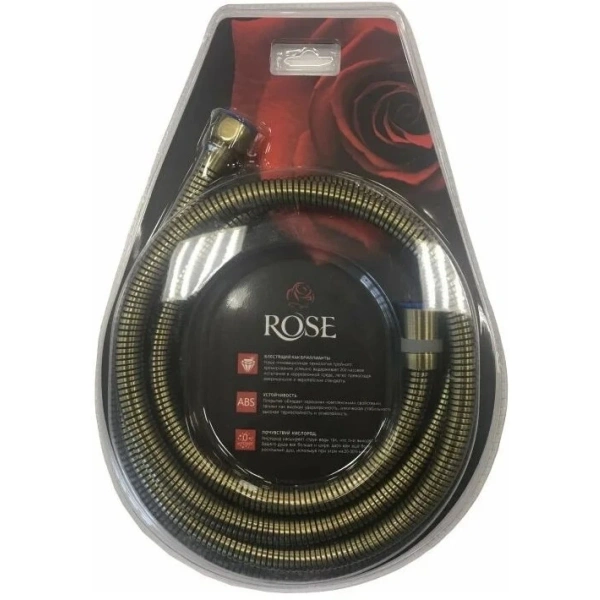 Душевой шланг Rose RE33-15(2) 150 см, бронза