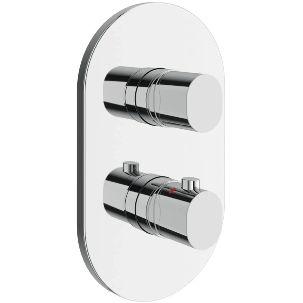 Термостат для ванны Ravak Chrome II CR II 063.00CR.O2.RB071 X070455 встраиваемый, хром