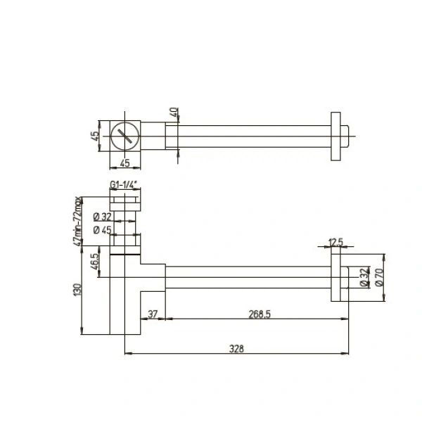 Сифон для раковины Paini Dax-R 84PZ849