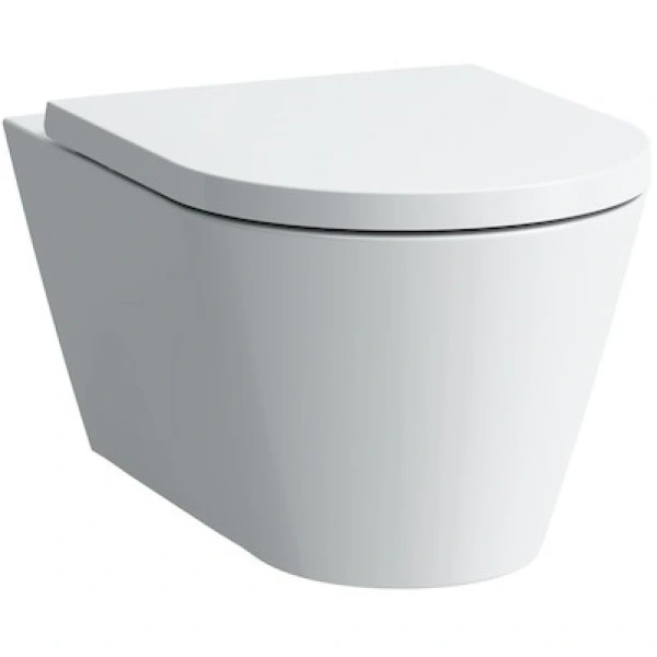 Унитаз подвесной Laufen Kartell 8.2033.7.000.000.1, безободковый, белый