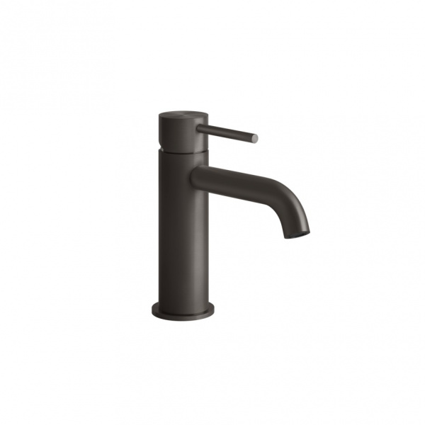 Смеситель для раковины Gessi 316 Flessa без донного клапана 54002#707, черный металл брашированный PVD