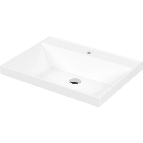 Раковина Iddis Optima Home 4516000i28 60x45 см, накладная, белый
