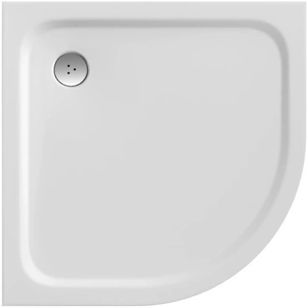 Душевой поддон из литьевого мрамора Ravak Elipso Pro Chrome 80 XA244401010 80x80 см