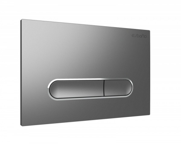 Кнопка смыва Esbano OVL-17GM ESINOVL17GM для инсталляции, оружейная сталь