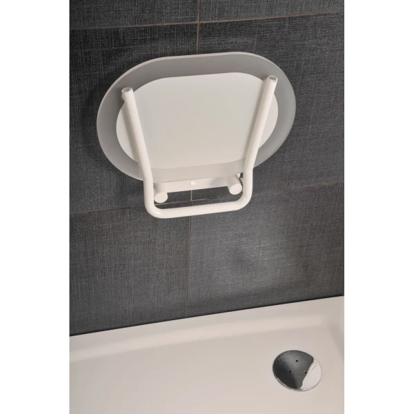 Сиденье для душа Ravak CHROME CLEAR/WHITE B8F0000028