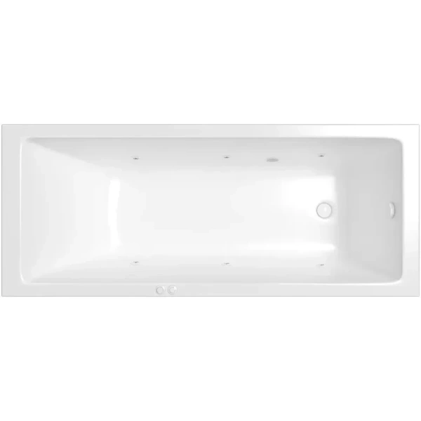 Акриловая ванна WhiteCross Wave 0101.170075.100.SOFT.WH 169,5x75 см, с гидромассажем, белый