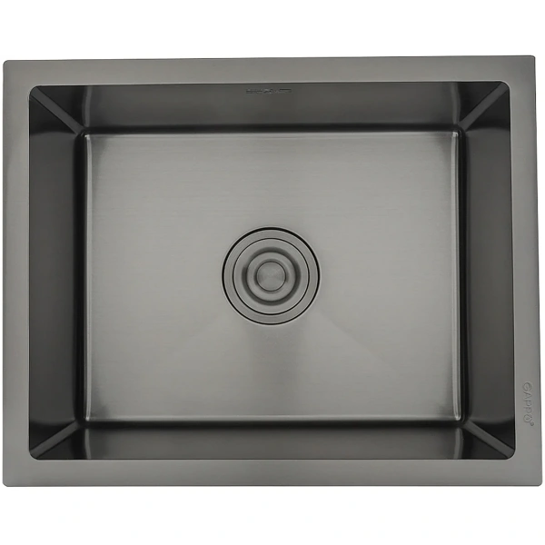 Кухонная мойка Gappo GS5040-6 50x40 см, оружейная сталь