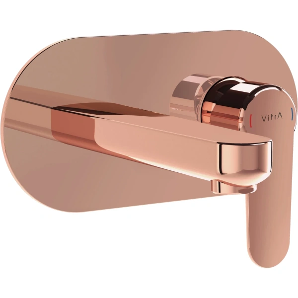 Смеситель для раковины скрытого монтажа Vitra Root Round A4272126EXP, без донного клапана, медь