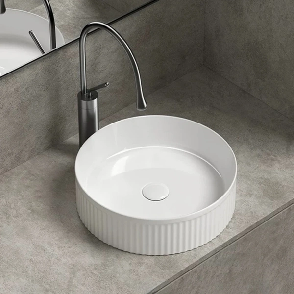 Раковина-чаша RGW GS-60 80121060-01 37,5x37,5 см, накладная, белый