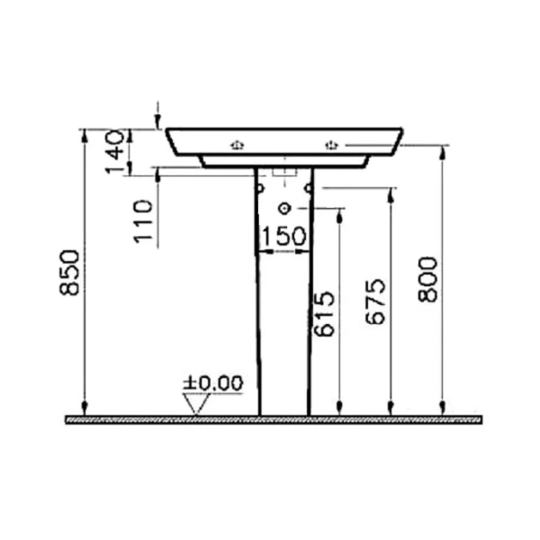 Пьедестал Vitra Metropole 4457B003-0156