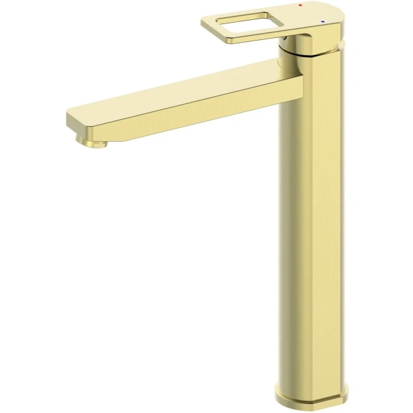 Смеситель для раковины-чаши Wonzon & Woghand Frame WW-88239010-BG, золотой матовый