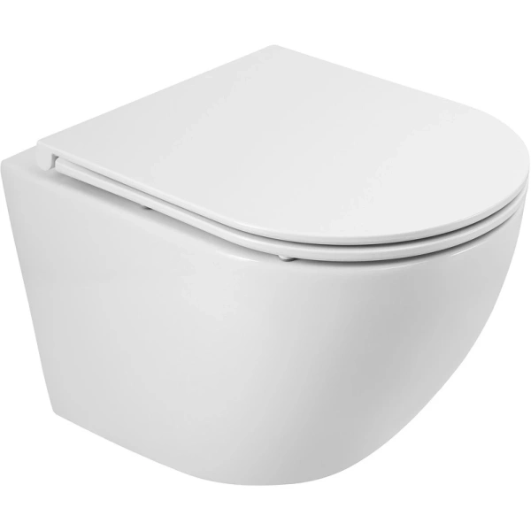 Унитаз подвесной BelBagno Sfera-R BB046CH-TOR безободковый, торнадо, белый