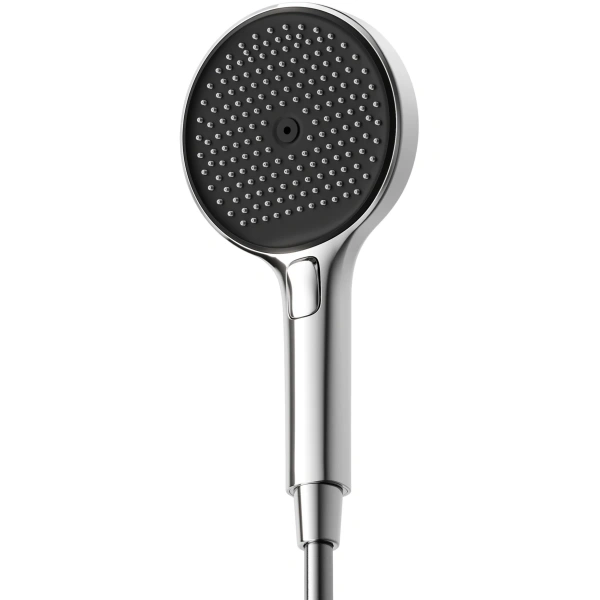 Душевая лейка Sancos Nok SC6001CH-B круг, 130 мм, 3 режима, хром/черный