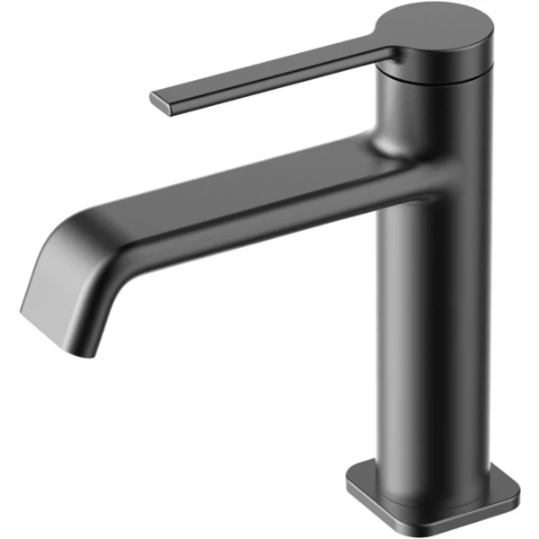 Смеситель для раковины Aquame Asti AQM6410GM без донного клапана, серый матовый