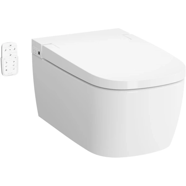 Электронный унитаз-биде подвесной Vitra V-Care Comfort 5674B003-6194 безободковый, с сиденьем микролифт, белый