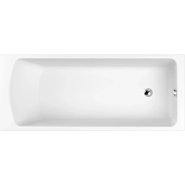 Ванна из литьевого мрамора WhiteCross Cent Solid Surface 0227.170070.200 170x70 см, белый матовый