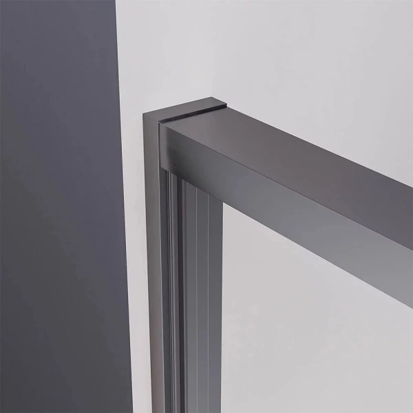 Душевая дверь Veconi Premium Prato PR3/L-130-01-GR-C4 130 см L, профиль графит матовый, стекло прозрачное