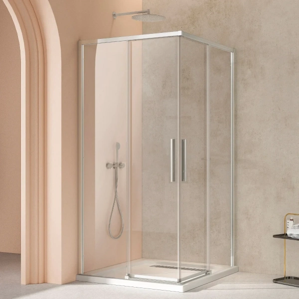 Душевой уголок Vincea Slim VSS-4SL900CL 90x90 см, профиль хром, стекло прозрачное