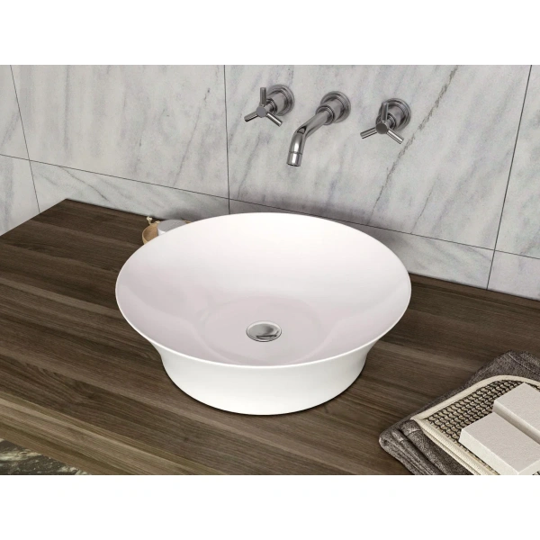 Раковина-чаша Allen Brau Liberty 4.32002.20 42x42 см, накладная, белый