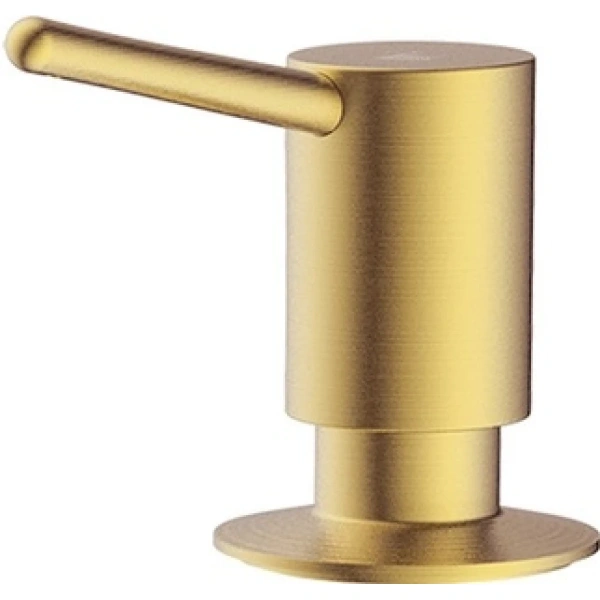 Дозатор для жидкого мыла Iddis Kitchen Line SDIMG00i59 550 мл, встраиваемый, для кухни, золотой матовый