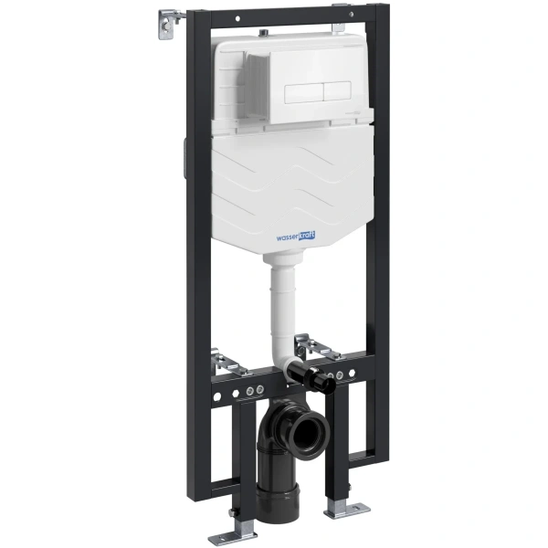 Инсталляция для унитаза WasserKRAFT Vils 56 56TLT.010.ME.WH03 с кнопкой смыва, белый